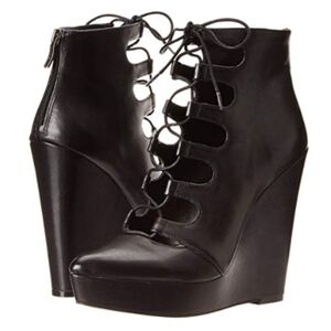 BCBG Leather Booties